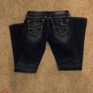 Dark wash Flare Rock Revivals